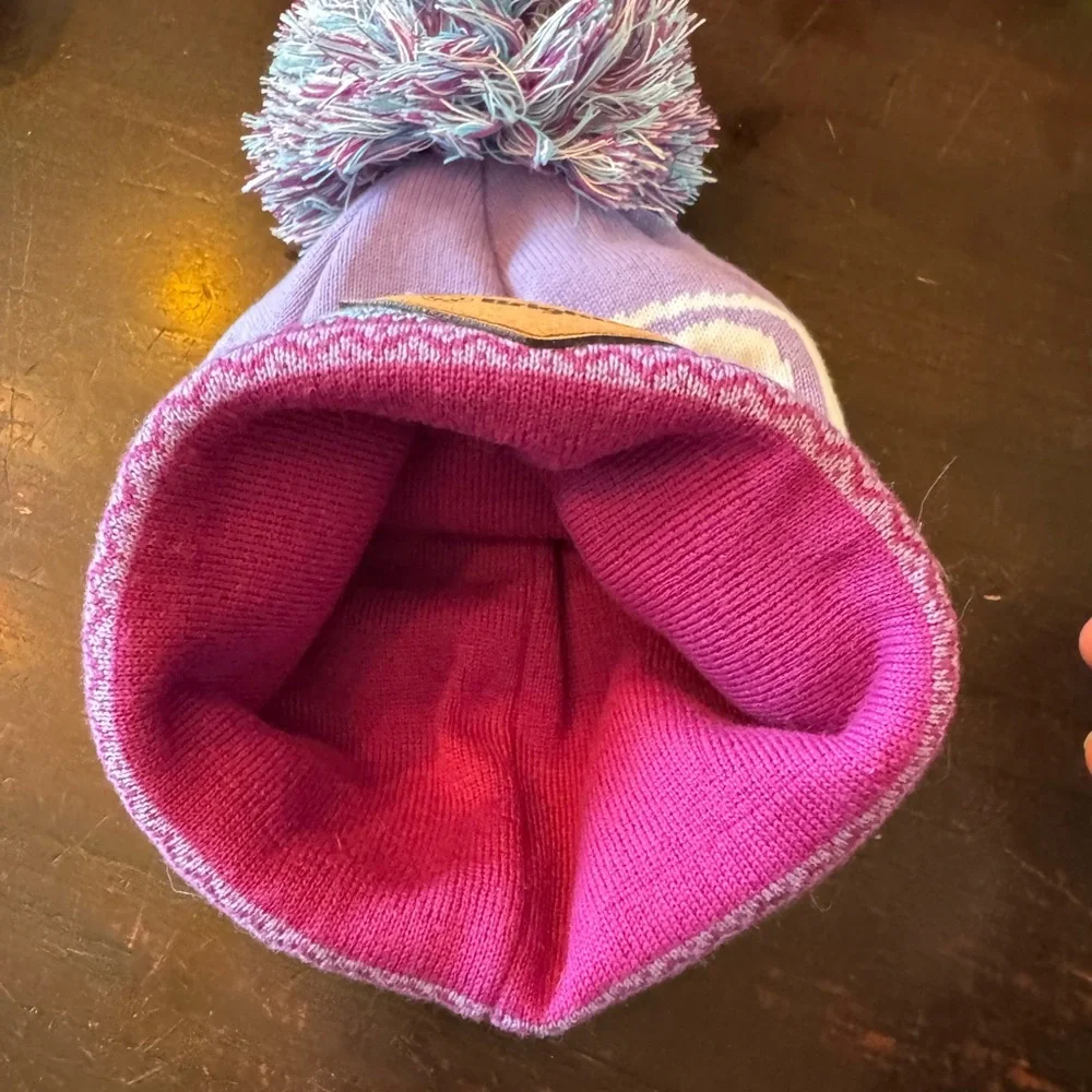 NWT Brighton Junior Goggle Lavender and Magenta Kids Beanie